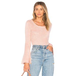 JACK by BB Dakota - Regine Blush Pink Bell Sleeve Sweater from Revolve